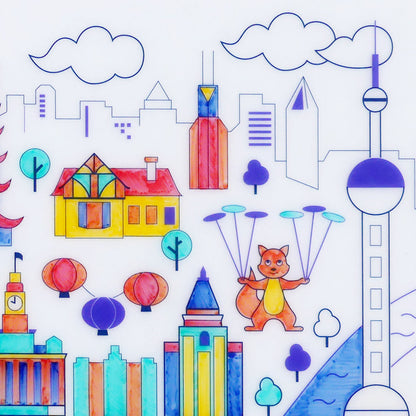 set à colorier City