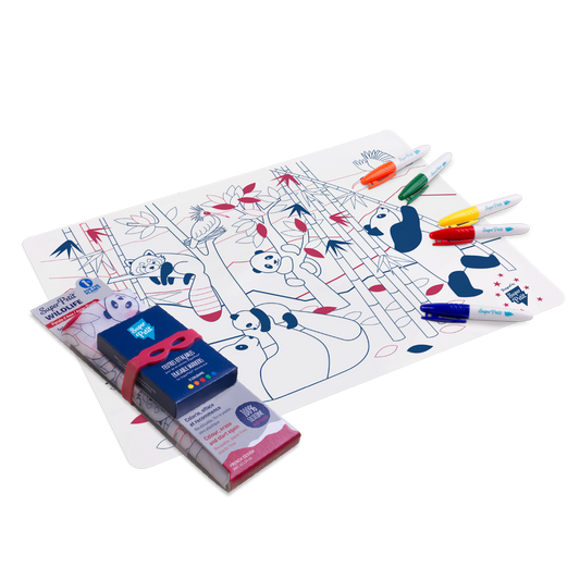 set à colorier - Les pandas d'Asie