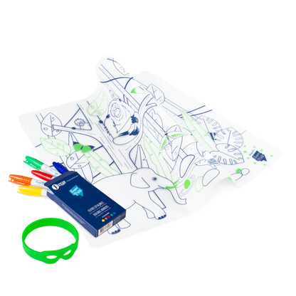 set à colorier - La Jungle