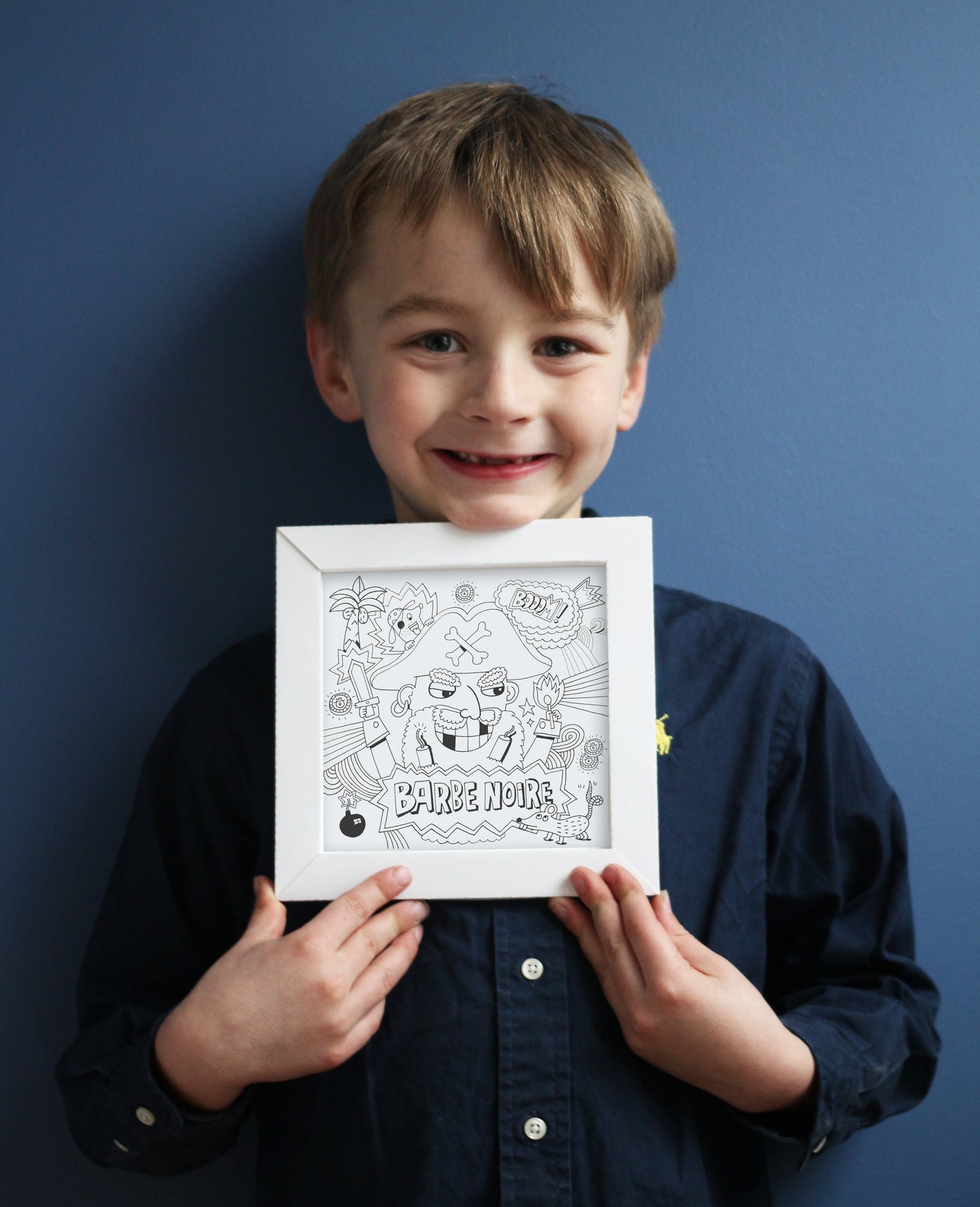 mes TABLEAUX PIRATES À COLORIER