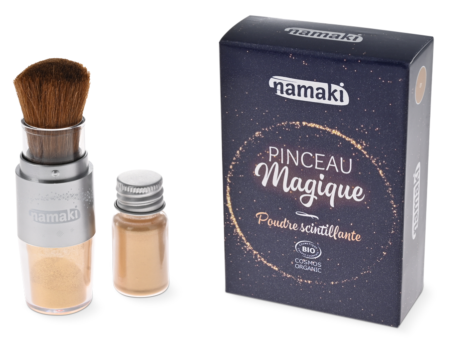 Pinceau Magique & Poudre Scintillante - Or
