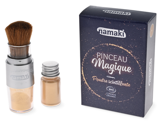 Pinceau Magique & Poudre Scintillante - Or